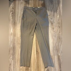H&M Slacks Regular Waist Ankle Length Taupe Size 6 NWT